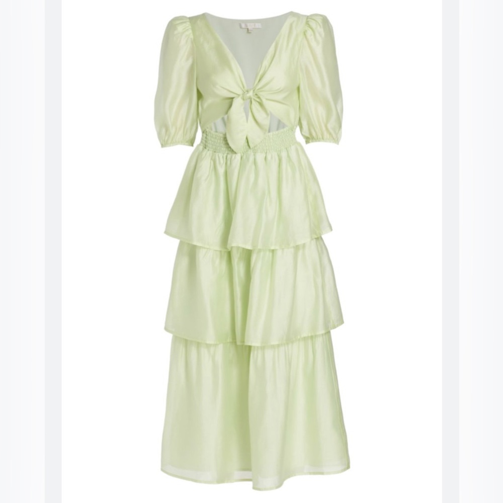 Wayf Tiered Midi Dress